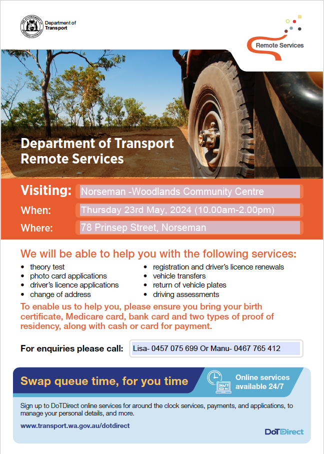 Department of Transport Remote Services