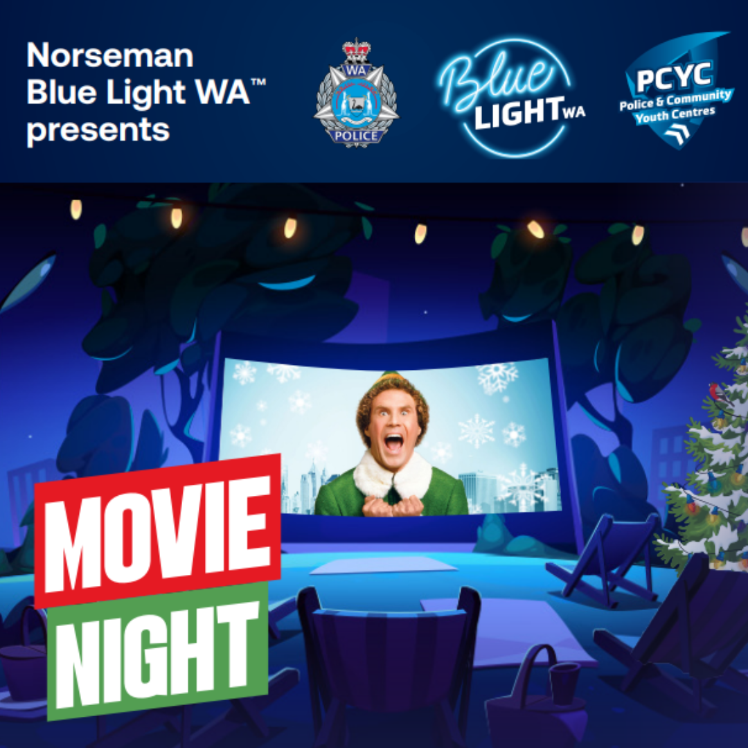 Norseman Blue Light Christmas Movie Night