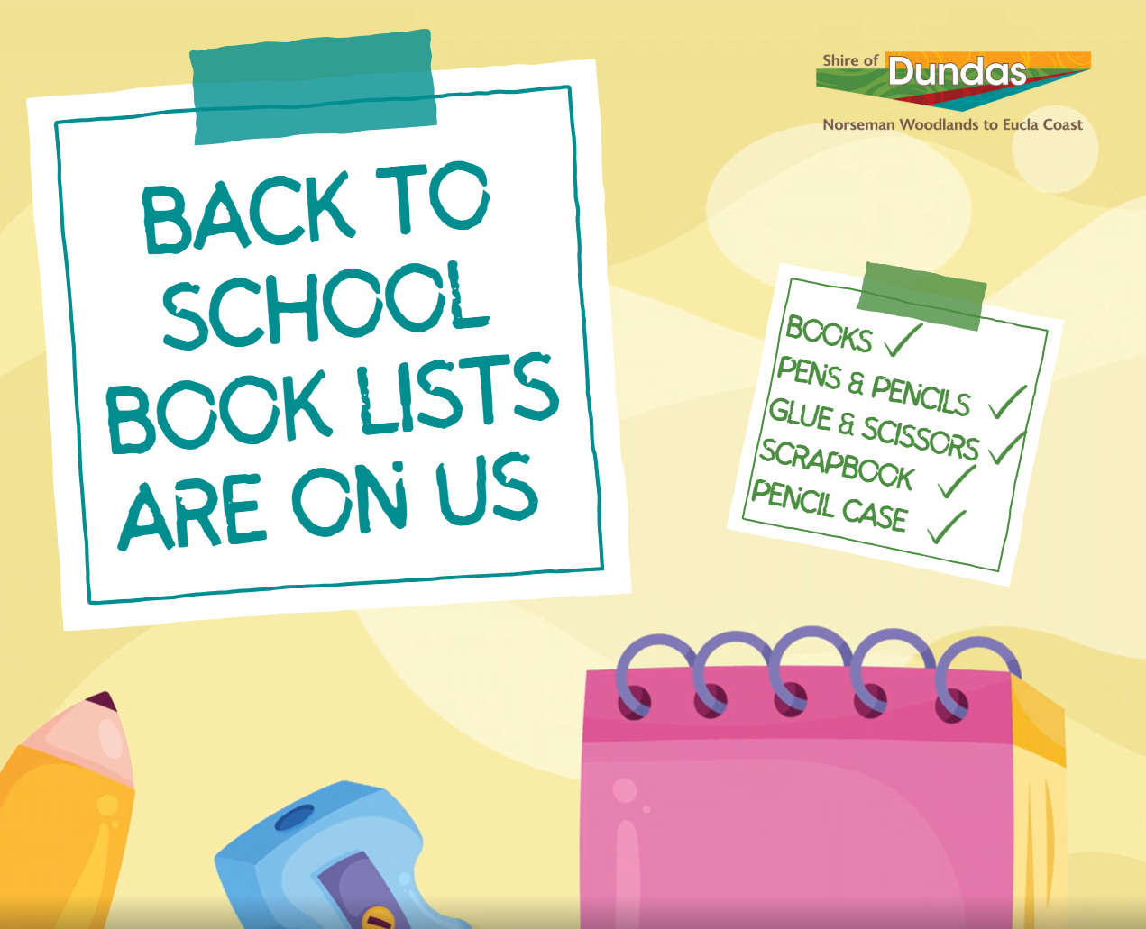 Back to School Book Lists are on us!
