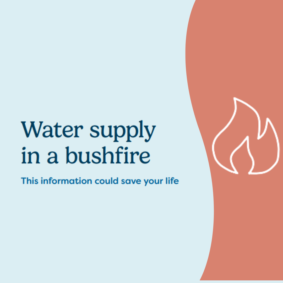 Water supply in a bushfire